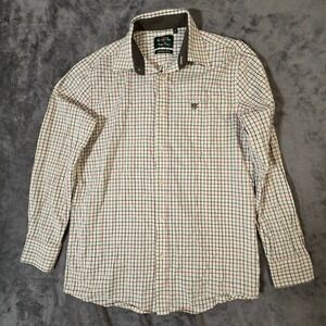 Alan Paine Men's Aylesbury Shirt Country Collection Tattersall Check 100% Cotton